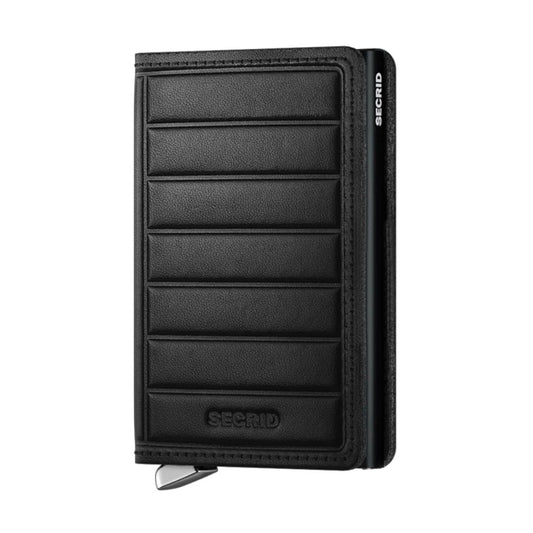 SECRID Slimwallet - Emboss Lines Black - Buchan's Kerrisdale Stationery