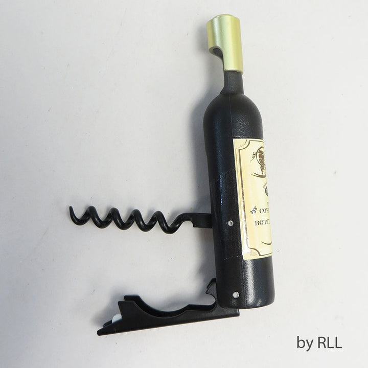 RITE LITE - Corkscrew and Bottle Opener - "L'Chaim!" Wine Bottle Shape - Buchan's Kerrisdale Stationery