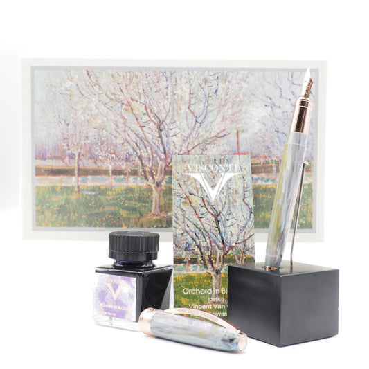 VISCONTI - Fountain Pen Set Impressionist Collection - Van Gogh "Orchard in Blossom" - Buchan's Kerrisdale Stationery