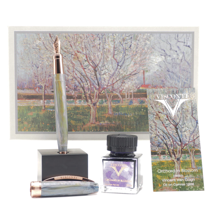 VISCONTI - Fountain Pen Set Impressionist Collection - Van Gogh "Orchard in Blossom" - Buchan's Kerrisdale Stationery