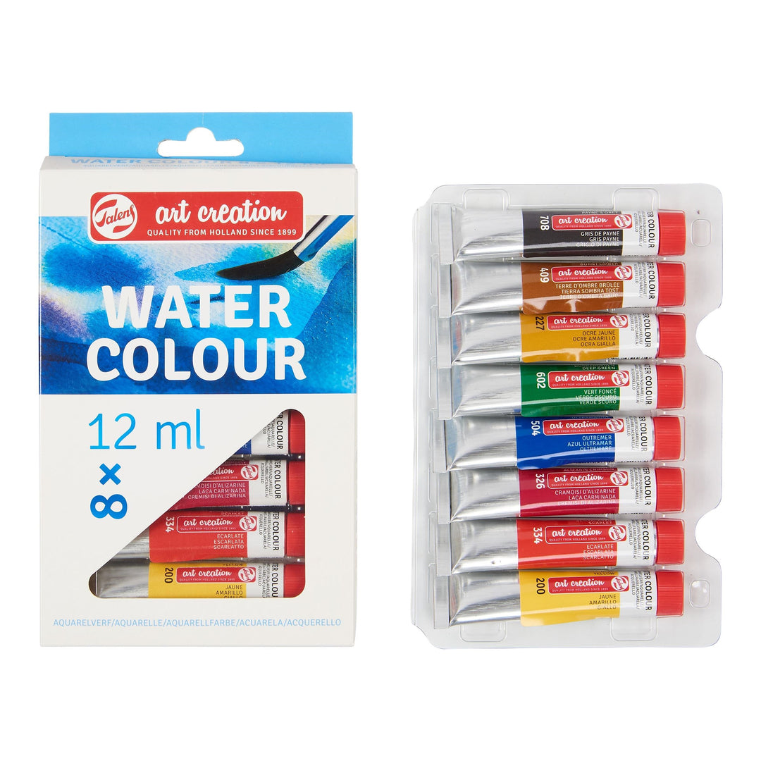 ROYAL TALEN - Water Colour Set 8 x 12 ml - Buchan's Kerrisdale Stationery