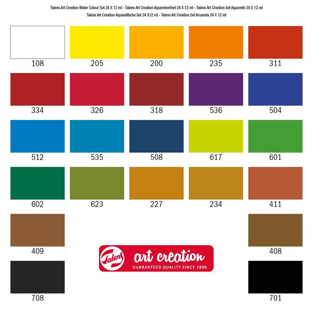 ROYAL TALEN – Water Colour Set 24 x 12 ml - Buchan's Kerrisdale Stationery