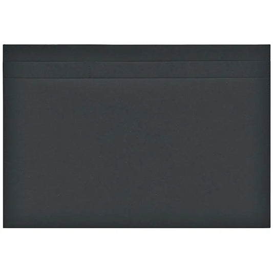 SIWA - A4 Flat File Folder with Multiple Size Pockets - Black - Buchan's Kerrisdale Stationery