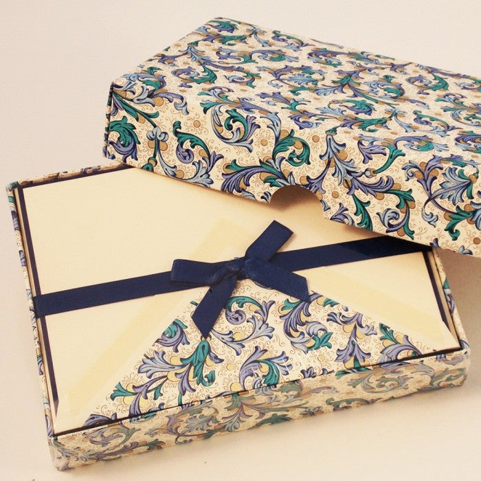 ROSSI Folded Cards and Lined Envelopes Florentine - BSC 020 - Buchan's Kerrisdale Stationery