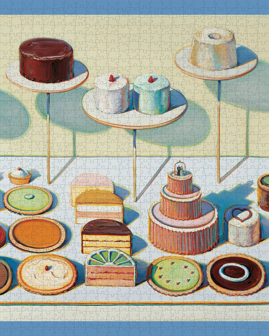 POMEGRANATE 1000 Pc Jigsaw Puzzle – Wayne Thiebaud: Cakes & Pies - Buchan's Kerrisdale Stationery
