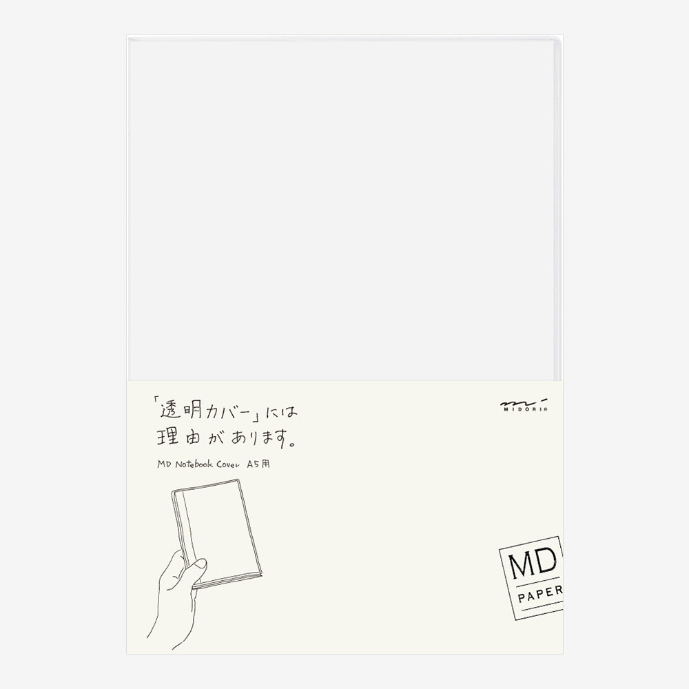 MIDORI - MD Clear Cover [A5] - Buchan's Kerrisdale Stationery
