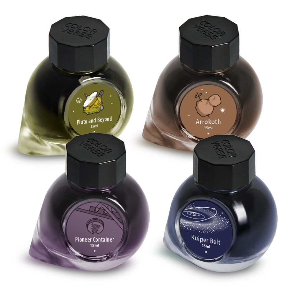COLORVERSE - Limited Edition 'New Horizons' Ink Set 15ml - 4 Pcs - Buchan's Kerrisdale Stationery