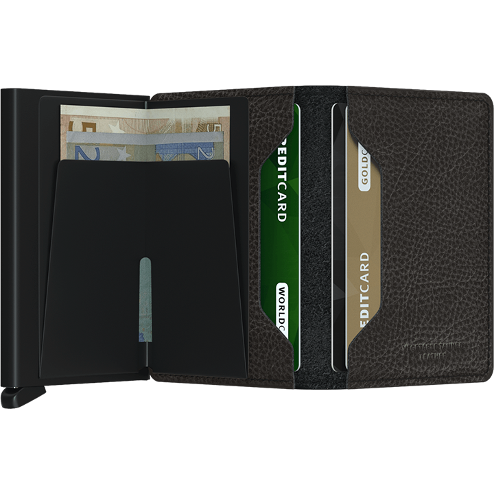 SECRID - SLIM WALLET - Veg Black Black - Buchan's Kerrisdale Stationery