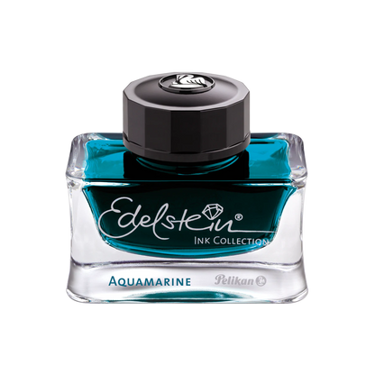 PELIKAN – Edelstein Fountain Pen Ink 50ml – Aquamarine - Buchan's Kerrisdale Stationery