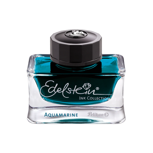 PELIKAN – Edelstein Fountain Pen Ink 50ml – Aquamarine - Buchan's Kerrisdale Stationery