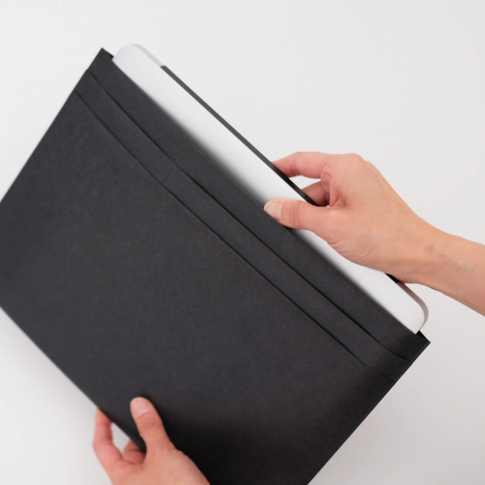SIWA - A4 Flat File Folder with Multiple Size Pockets - Black - Buchan's Kerrisdale Stationery