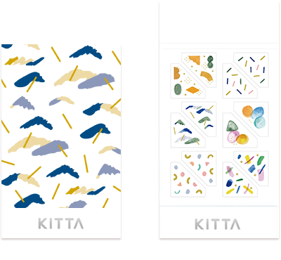 KITTA – Clear Film Seal Stickers – Corner Frame 'Beads' - Buchan's Kerrisdale Stationery