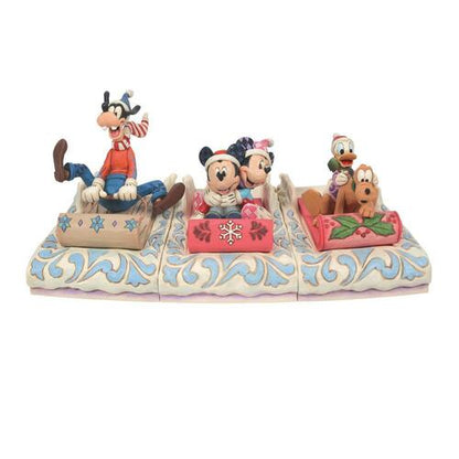 JIM SHORE - Figurine - Disney Traditions "Goofy Sledding" - Buchan's Kerrisdale Stationery