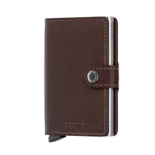 SECRID Miniwallet Original Dark Brown - Buchan's Kerrisdale Stationery