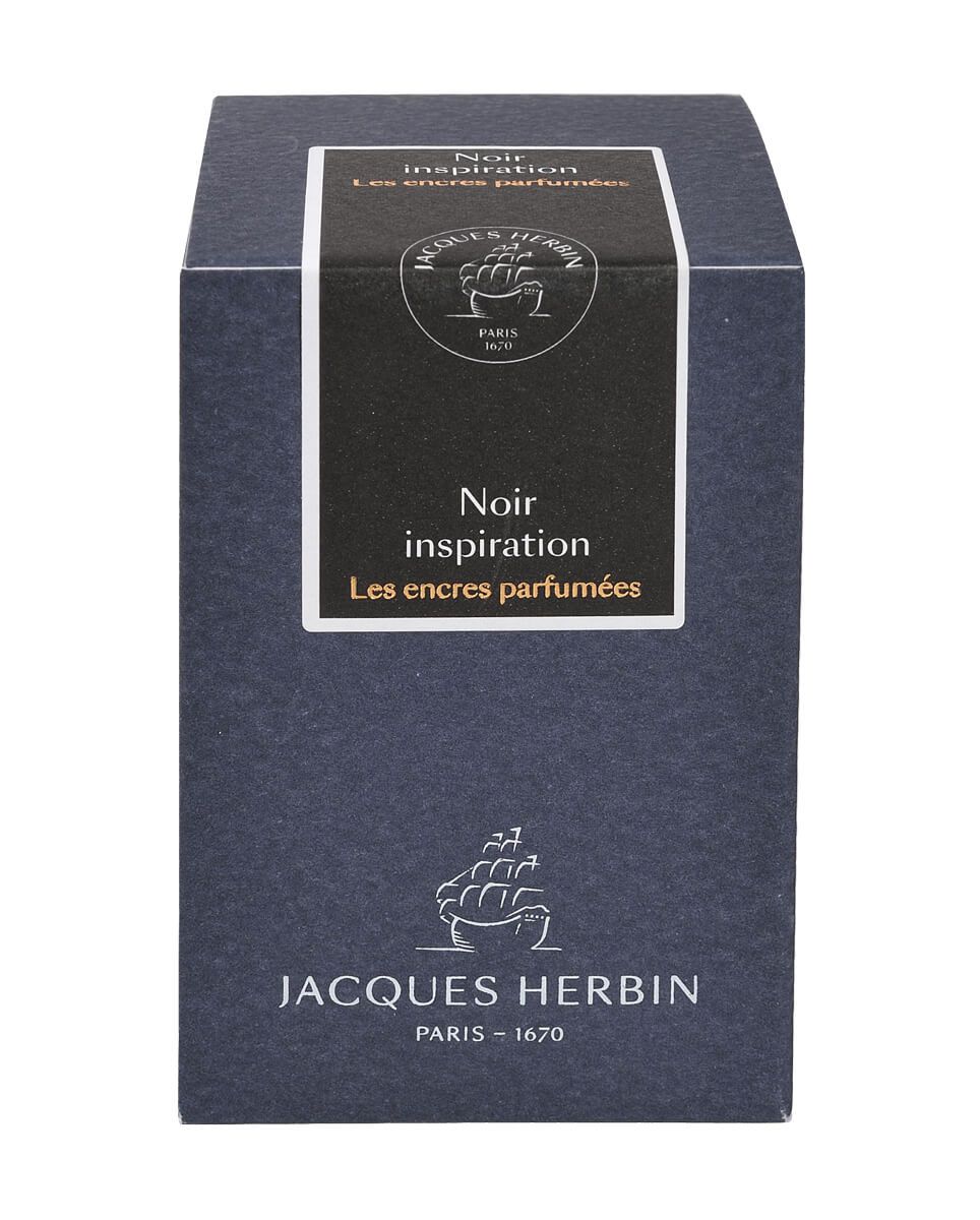 J. HERBIN – Scented Ink Collection 50ml Bottle Ink – Noir Inspiration Black - Buchan's Kerrisdale Stationery