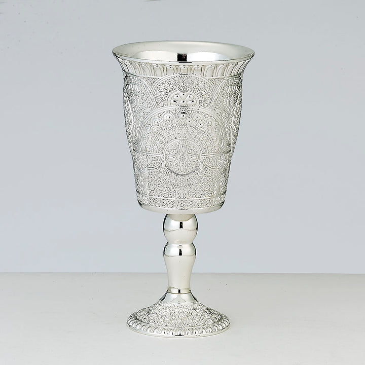 RITE LITE - Silverplated Kiddush Cup - Filigree Design - Buchan's Kerrisdale Stationery