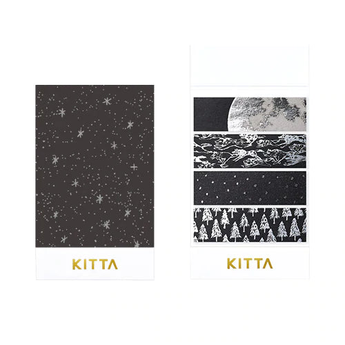KITTA Limited Collection- Washi Tape Stickers – Night - Buchan's Kerrisdale Stationery