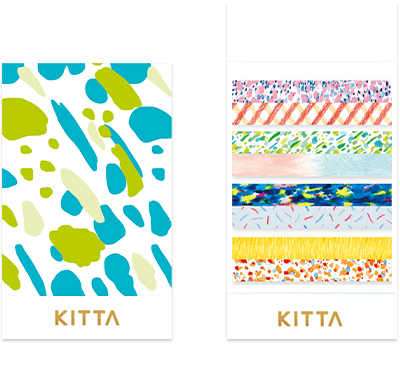 KITTA – Slim Washi Tape Stickers – Canvas - Buchan's Kerrisdale Stationery