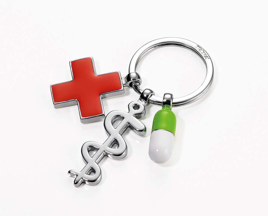 TROIKA - GET WELL MEDICAL KEYRING - Buchan's Kerrisdale Stationery