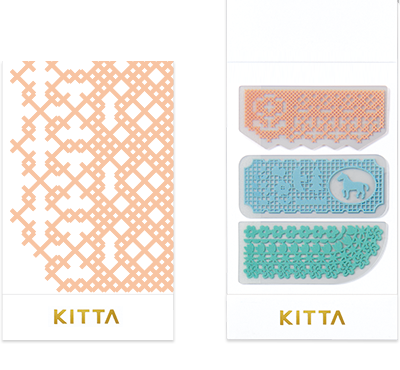 KITTA – Transparent Tape Stickers – Lace - Buchan's Kerrisdale Stationery