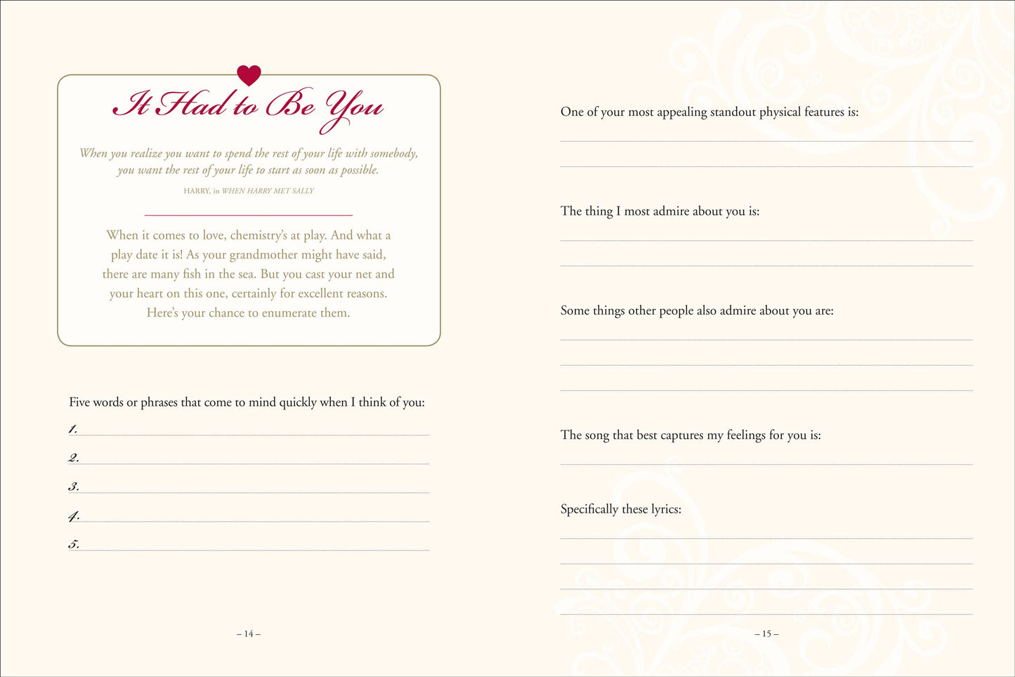 PETER PAUPER PRESS - The 'Why I Love You' Memories Journal for Couples - Buchan's Kerrisdale Stationery