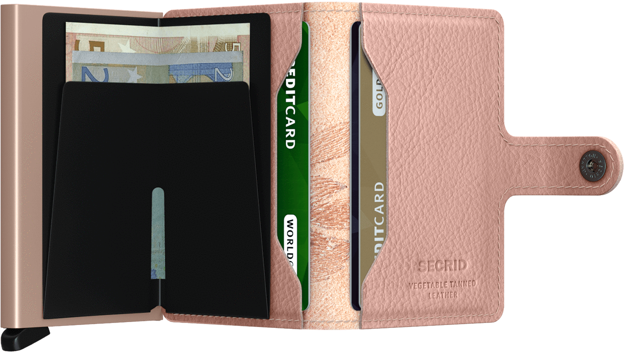 SECRID Miniwallet Stitch Magnolia Rose - Buchan's Kerrisdale Stationery