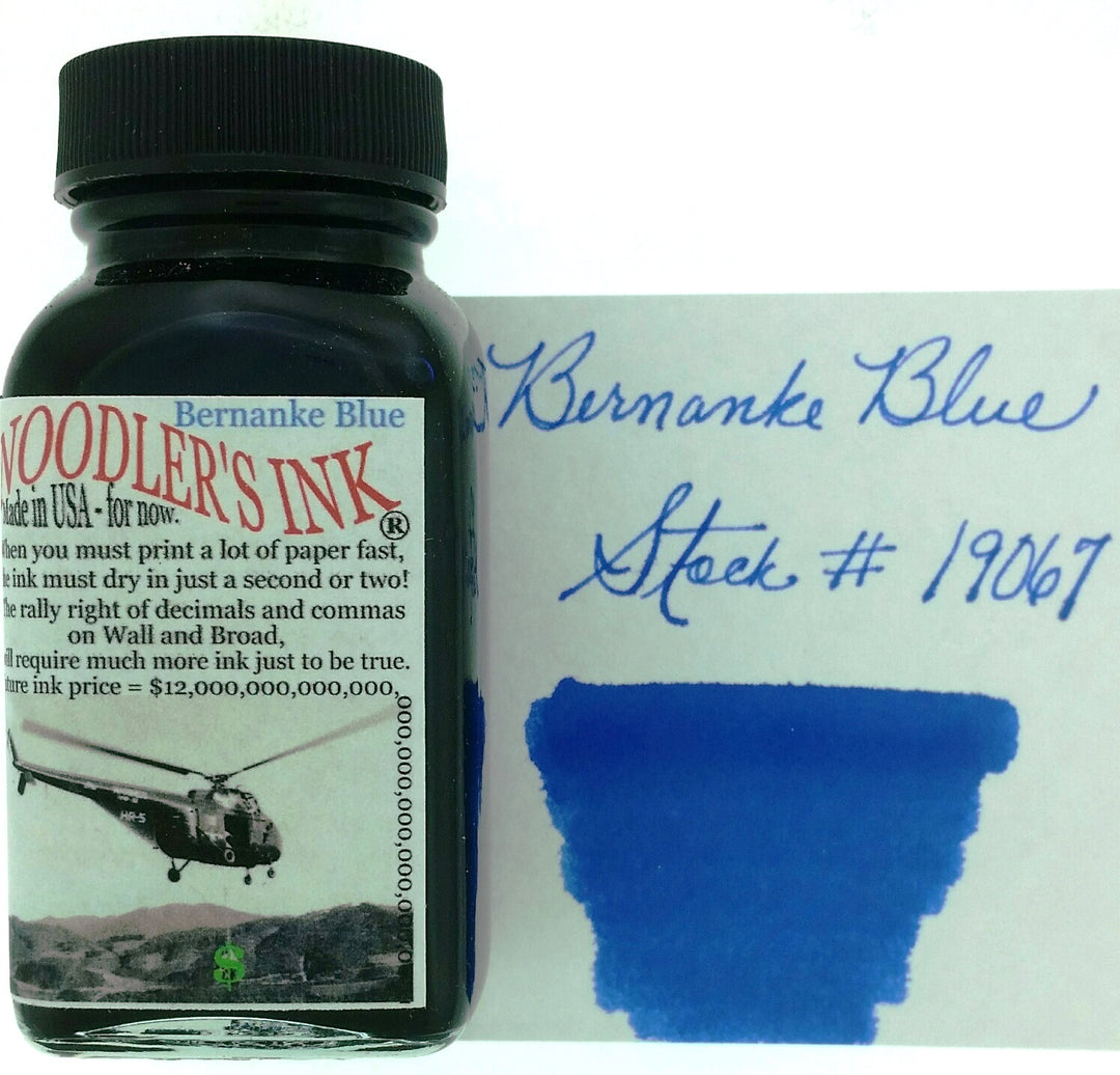 Noodler’s Ink Bottled Fountain Pen Inks (3oz-90ml) – BERNANKE BLUE - Buchan's Kerrisdale Stationery
