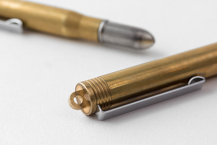 Traveler's Company (Midori) Brass Bullet Ballpoint Pen - Buchan's Kerrisdale Stationery
