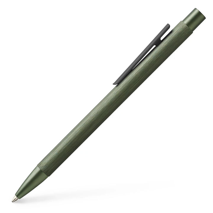 Faber-Castel – NEO Slim Ballpoint Pen with Gift Box Case – Olive Green - Buchan's Kerrisdale Stationery