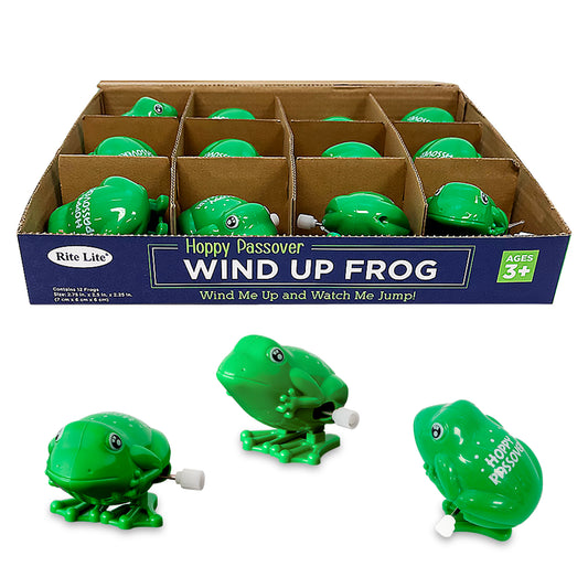 RITE LITE - Wind Up "Hoppy Passover" Frog Toy - Buchan's Kerrisdale Stationery