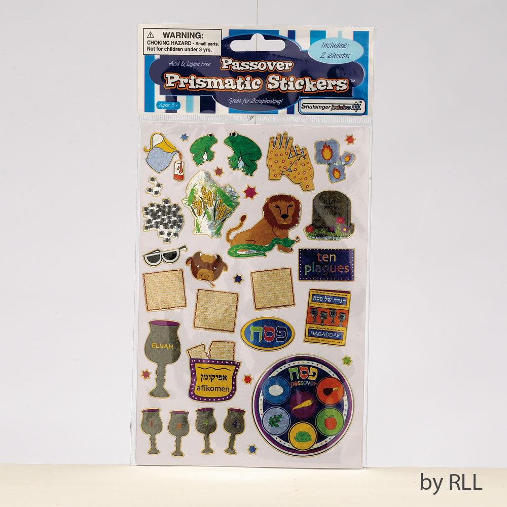 RITE LITE - Passover Prismatic Stickers - 2 Sheets - Buchan's Kerrisdale Stationery