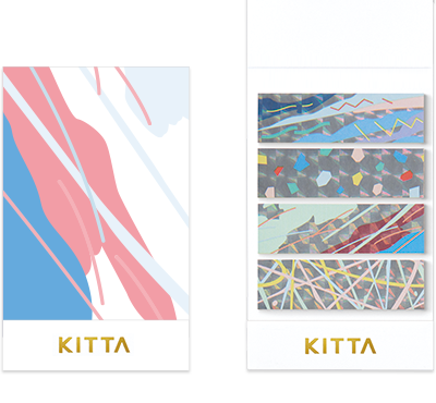 KITTA Special Collection- Holographic Washi Tape Stickers – Pop - Buchan's Kerrisdale Stationery