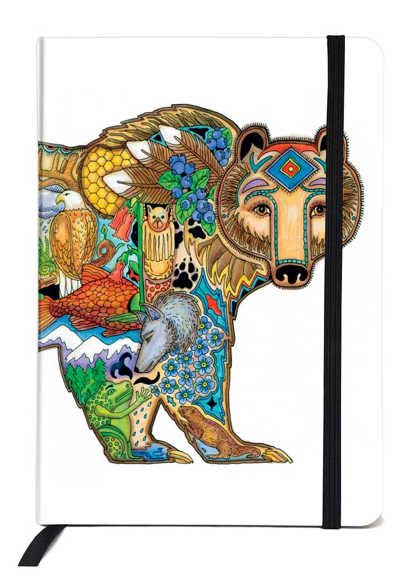 INDIGENOUS COLLECTION - Grizzly Bear Lined Journal - Buchan's Kerrisdale Stationery