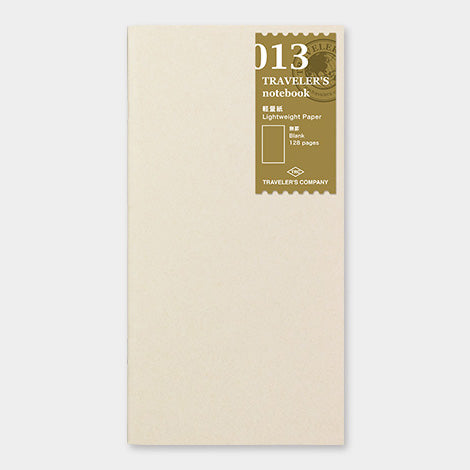 TRAVELER’S NOTEBOOK – 013 Lightweight Paper Notebook (REGULAR SIZE) - Buchan's Kerrisdale Stationery