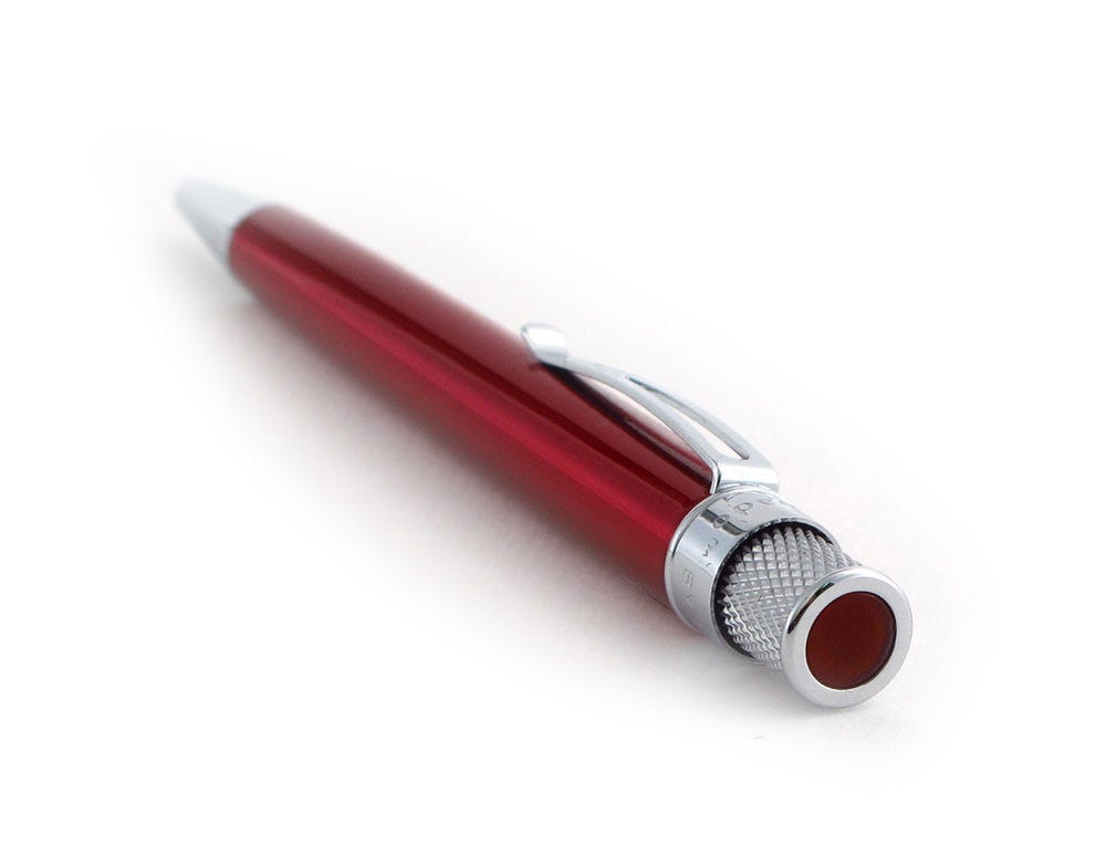 RETRO 1951 – CLASSIC LACQUER TORNADO ROLLERBALL PEN – RED - Buchan's Kerrisdale Stationery