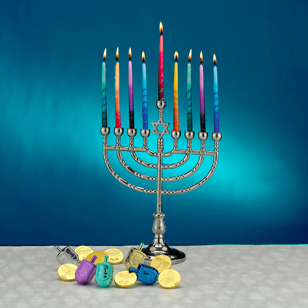 Rite Lite - Chanukah Candles - Multi Colors Honeycomb Beeswax - Buchan's Kerrisdale Stationery
