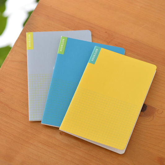 Hobonichi - A6 Size Memo Pad Set - 3 Assorted Colors - Buchan's Kerrisdale Stationery