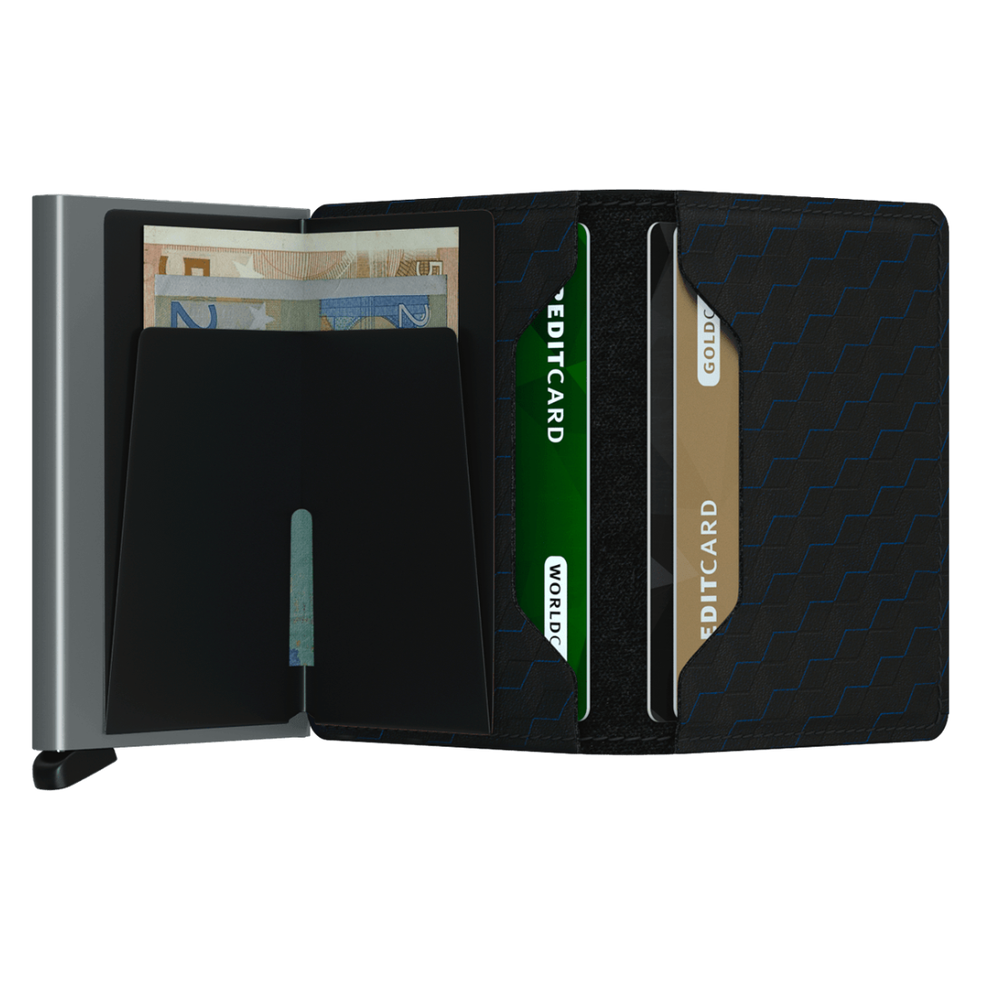 SECRID Slimwallet Optical - Black with Titanium - Buchan's Kerrisdale Stationery