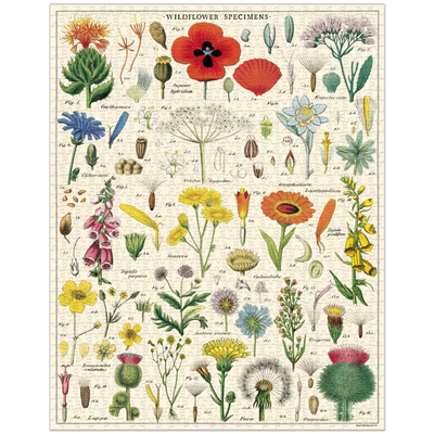 CAVALLINI & CO - 1000 Piece Vintage Puzzle "Wildflowers" - Buchan's Kerrisdale Stationery